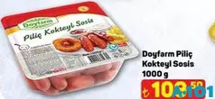 DOYFARM PİLİÇ KOKTEYL SOSİS 1000 G fiyat ve kampanya bilgisi